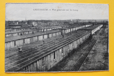 AK Griesheim / Kaserne / 1920er Jahre / Baracken - Gleise